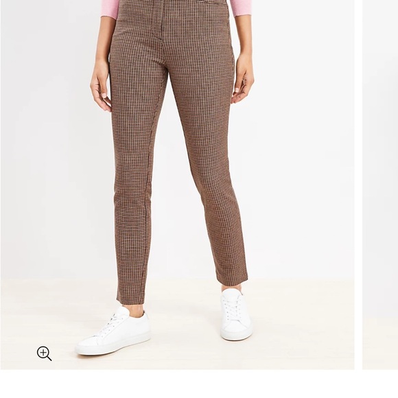 Sutton Skinny Pants in Plaid Bi-Stretch - Picture 2 of 5